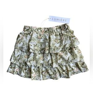 Lumiere Tiered Mini Skirt - Size Medium